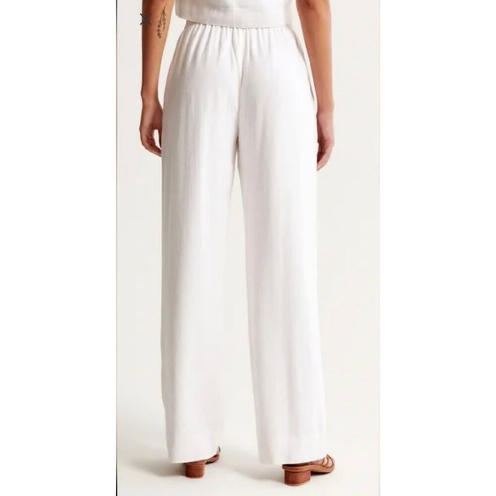 Abercrombie Women's Linen-Blend Pull-On Pant - NWT - Picture 3 of 8